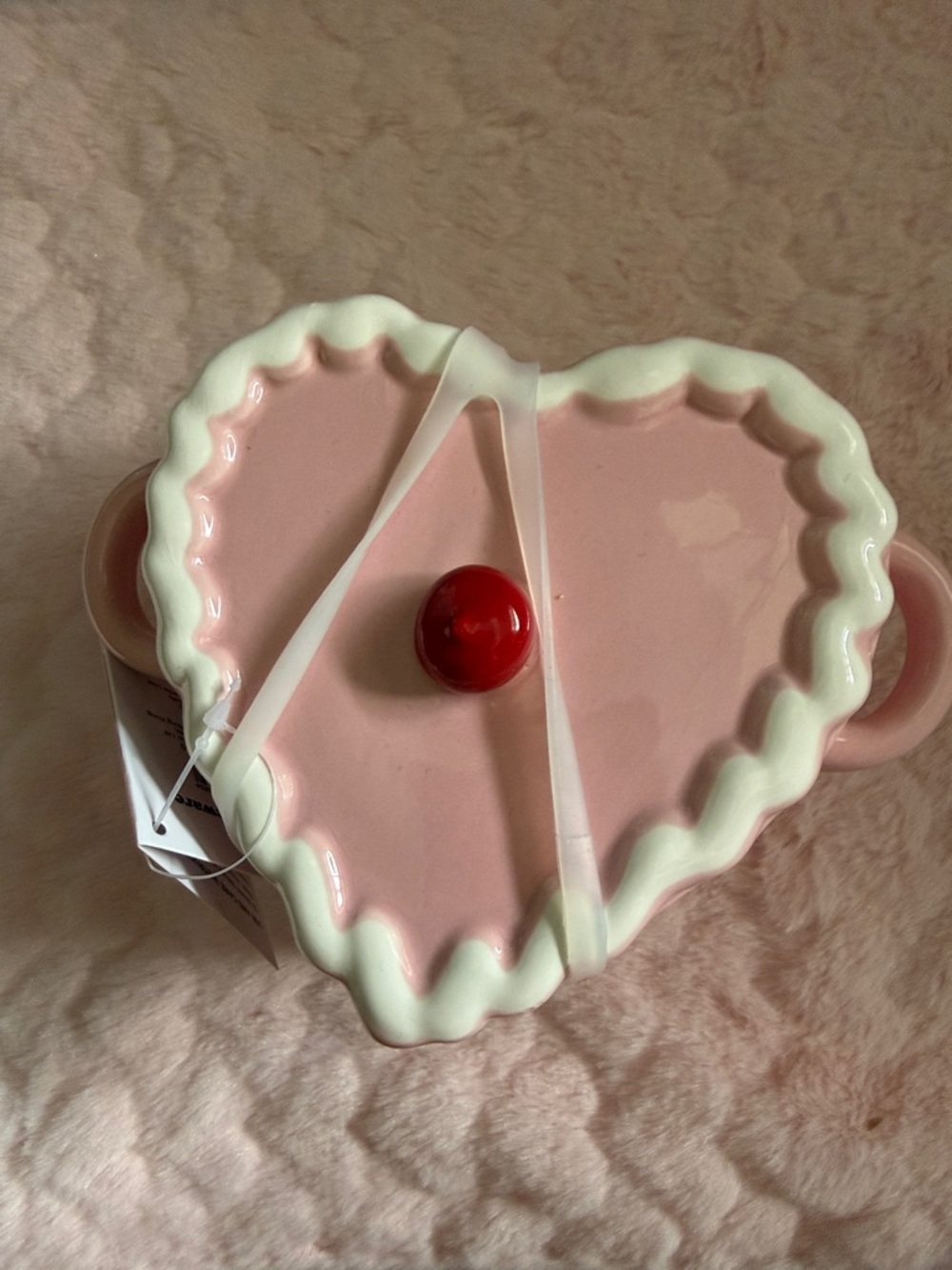 Threshold Pink and White Heart-Shaped Cake Covered bakeware